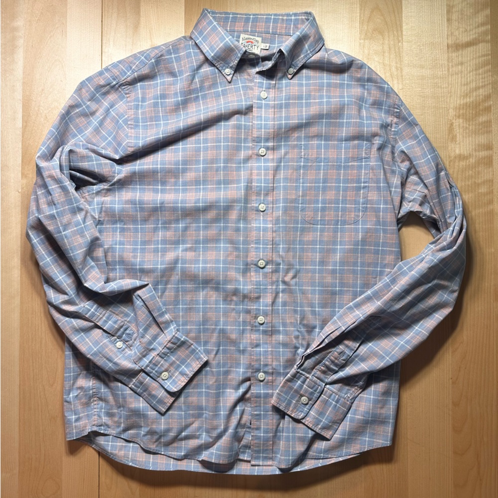 3 Faherty lightweight casual button downs 100% co… - image 9